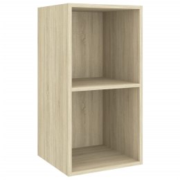 WISZĄCA SZAFKA POD TV KOLOR DĄB SONOMA 37X37X72CM