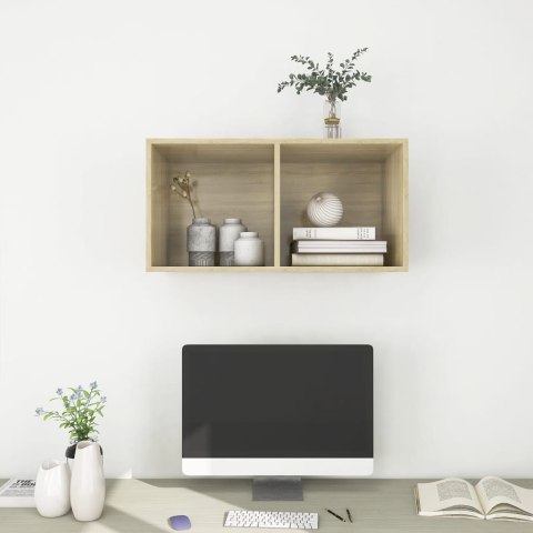 WISZĄCA SZAFKA POD TV KOLOR DĄB SONOMA 37X37X72CM