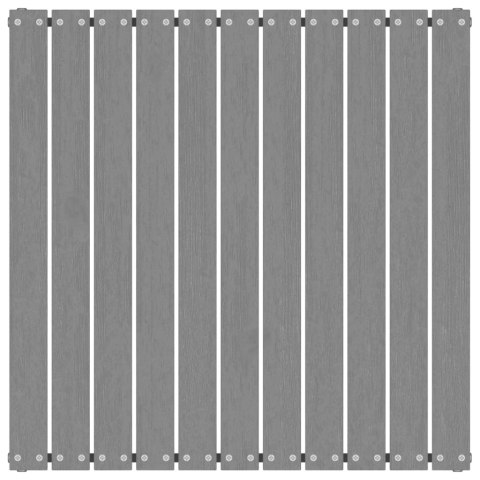 PODNÓŻEK OGRODOWY Z PODUSZKĄ SZARY DREWNO SOSNOWE