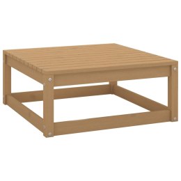 STOŁEK OGRODOWY 70X70X30CM MIODOWY BRĄZ DREWNO SOSNOWE