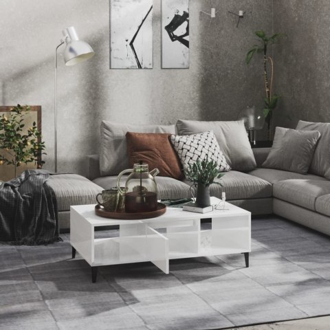 STOLIK KAWOWY BIAŁY POŁYSK 1035X60X35CM