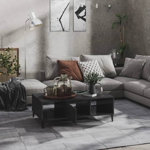 STOLIK KAWOWY SZARY POŁYSK 1035X60X35CM