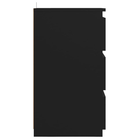 SZAFKA NOCNA CZARNA 40X35X625CM