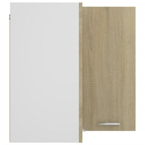 WISZĄCA SZAFKA NAROŻNA KOLOR DĄB SONOMA 57X57X60CM