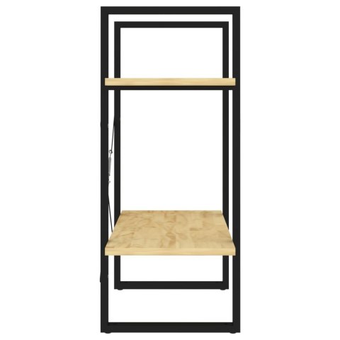 2-POZIOMOWY REGAŁ NA KSIĄŻKI 60X30X70CM SOSNOWY