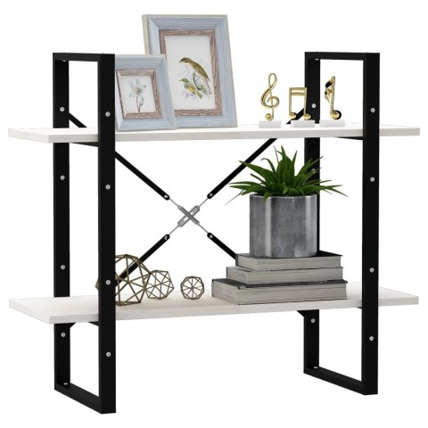 2-POZIOMOWY REGAŁ NA KSIĄŻKI 80X30X70CM SOSNOWY