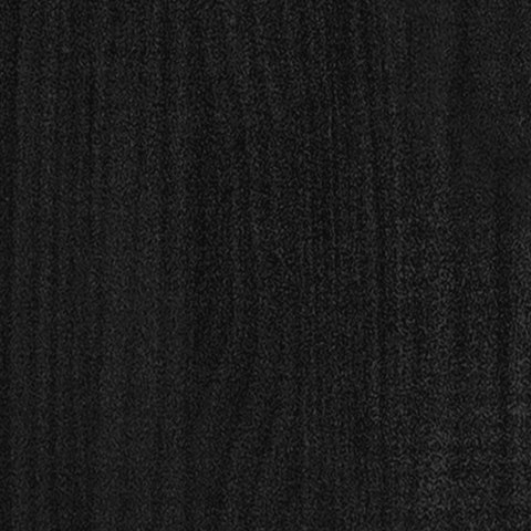 2-POZIOMOWY REGAŁ NA KSIĄŻKI CZARNY 100X30X70CM SOSNOWY