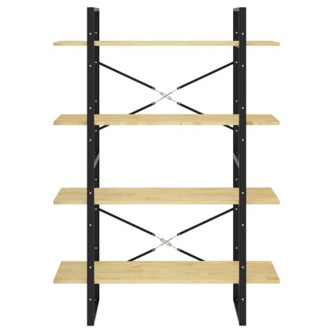 4-POZIOMOWY REGAŁ NA KSIĄŻKI 100X30X140 DREWNO SOSNOWE