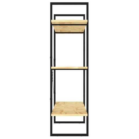 3-POZIOMOWY REGAŁ NA KSIĄŻKI 100X30X105CM SOSNOWY