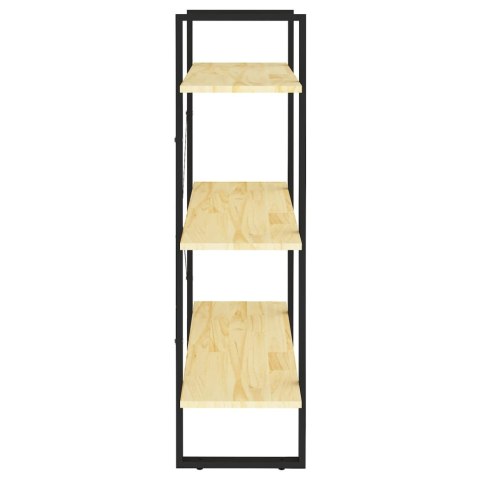 3-POZIOMOWY REGAŁ NA KSIĄŻKI 80X30X105CM SOSNOWY