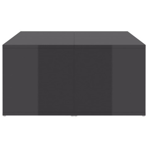 STOLIKI KAWOWE 4 SZT. SZARE POŁYSK 33X33X33CM