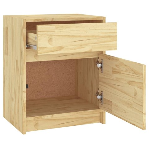 SZAFKA NOCNA 40X31X50CM DREWNO SOSNOWE