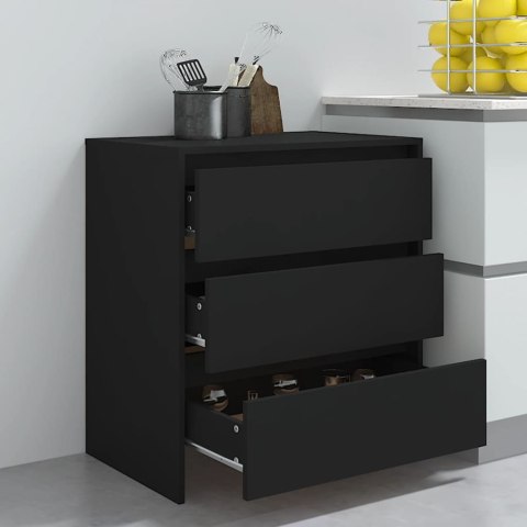 KOMODA CZARNA 70X41X75CM