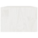 STOLIK KAWOWY BIAŁY 110X50X34CM DREWNO SOSNOWE
