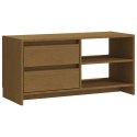 SZAFKA POD TVMIODOWY BRĄZ 80X31X39CM DREWNO SOSNOWE