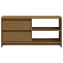 SZAFKA POD TVMIODOWY BRĄZ 80X31X39CM DREWNO SOSNOWE