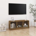 SZAFKA POD TVMIODOWY BRĄZ 104X33X41CM DREWNO SOSNOWE