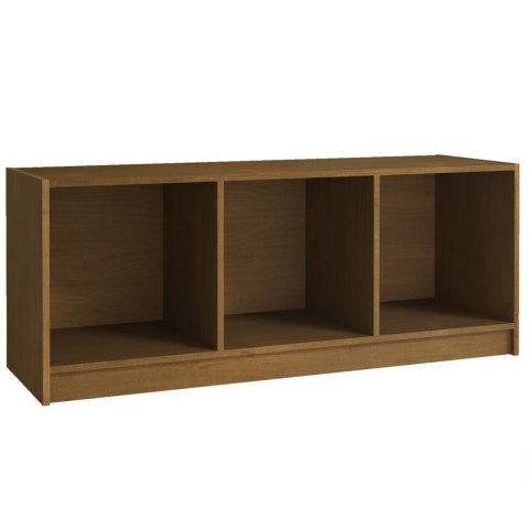 SZAFKA POD TVMIODOWY BRĄZ 104X33X41CM DREWNO SOSNOWE