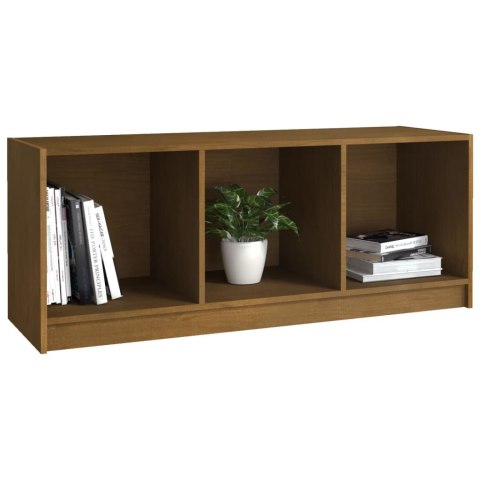 SZAFKA POD TVMIODOWY BRĄZ 104X33X41CM DREWNO SOSNOWE