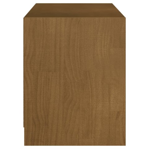 SZAFKA POD TVMIODOWY BRĄZ 104X33X41CM DREWNO SOSNOWE