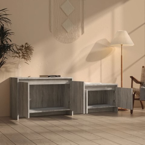 SZAFKA POD TV SZARY DĄB SONOMA 146,5X35X50CM