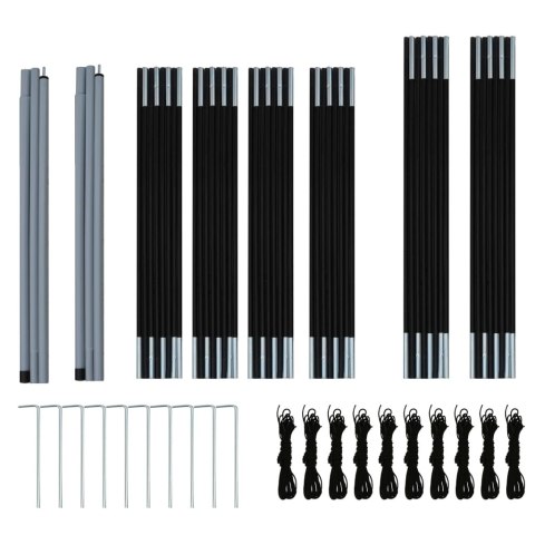 NAMIOT TURYSTYCZNY 9-OSOBOWY NIEBIESKO-ZIELONY