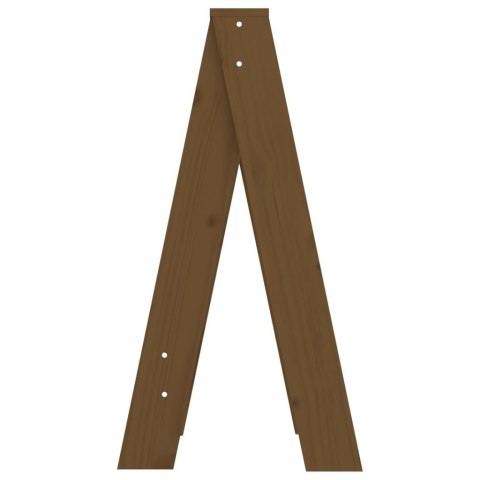 STOŁKI 2SZTMIODOWY BRĄZ 40X40X75CM DREWNO SOSNOWE