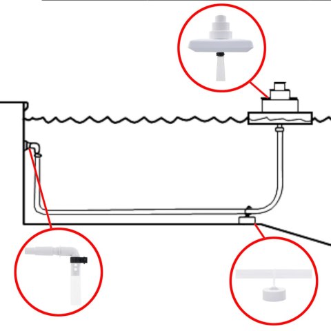 13-CZĘŚCIOWA FONTANNA OGRODOWA BASENOWA W GRECKIM STYLU