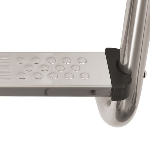 DRABINKA BASENOWA DO BASENU 120CM Z 3 STOPNIAMI STAL NIERDZEWNA