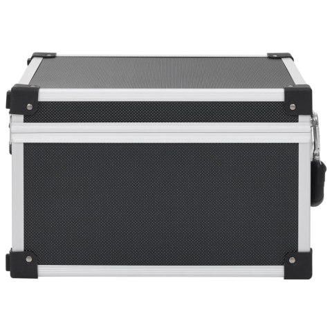 WALIZKA NA 40 PŁYT CD ALUMINIOWA ABS CZARNA