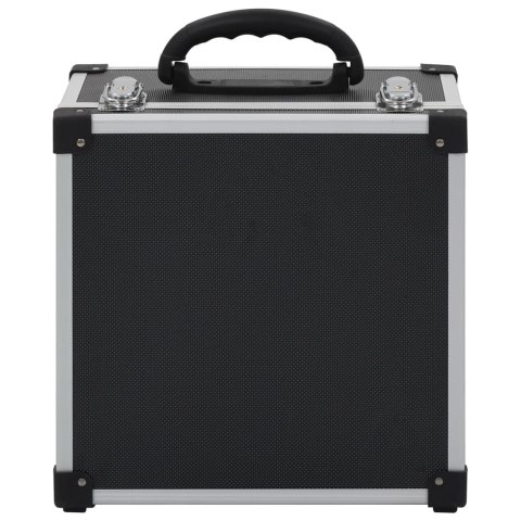 WALIZKA NA 40 PŁYT CD ALUMINIOWA ABS CZARNA