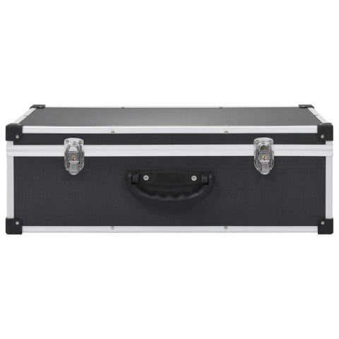 WALIZKA NA 80 PŁYT CD ALUMINIOWA ABS CZARNA