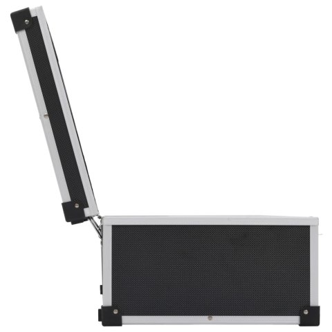 WALIZKA NA 80 PŁYT CD ALUMINIOWA ABS CZARNA