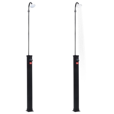 OGRODOWY PRYSZNIC SOLARNY CZARNY 215CM 8 L