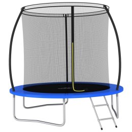 TRAMPOLINA Z AKCESORIAMI OKRĄGŁA 244X55CM 100KG