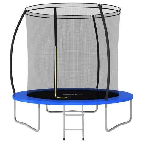 TRAMPOLINA Z AKCESORIAMI OKRĄGŁA 244X55CM 100KG