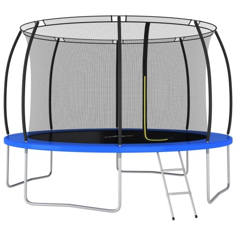 TRAMPOLINA Z AKCESORIAMI OKRĄGŁA 366X80CM 150KG