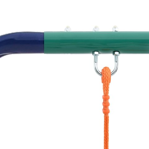 HUŚTAWKA DLA DZIECI 4 SIEDZISKA Z KÓŁKAMI GIMNASTYCZNYMI STAL