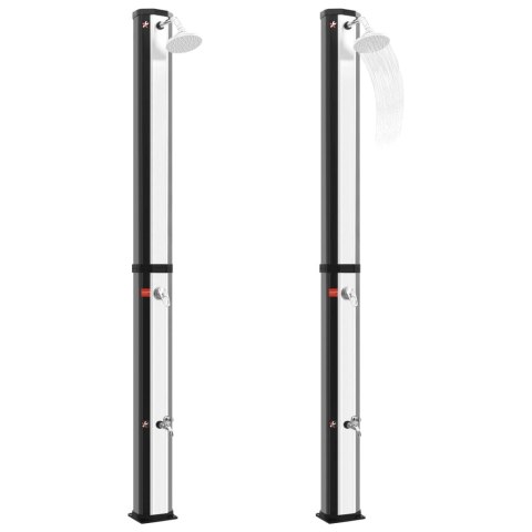 OGRODOWY PRYSZNIC SOLARNY Z KOŃCÓWKĄ PRYSZNICOWĄ I KRANEM 35L