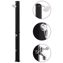 OGRODOWY PRYSZNIC SOLARNY Z KOŃCÓWKĄ PRYSZNICOWĄ I KRANEM 35L