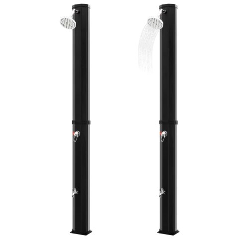 OGRODOWY PRYSZNIC SOLARNY Z KOŃCÓWKĄ PRYSZNICOWĄ I KRANEM 35L