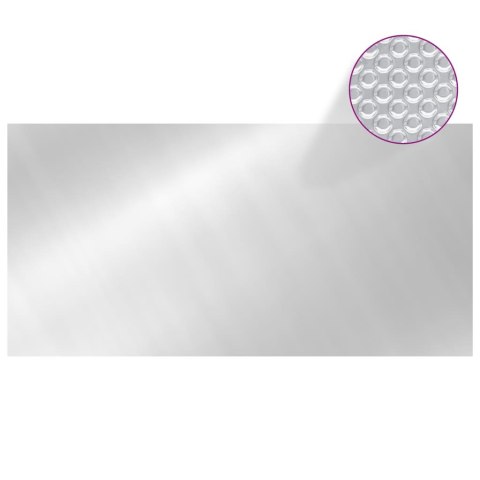 POKRYWA NA BASEN SREBRNA 975X488CM PE