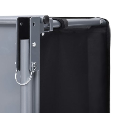 TRANSPORTOWA PRZYCZEPA ROWEROWA CZARNO-SZARA 65KG