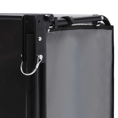 TRANSPORTOWA PRZYCZEPA ROWEROWA SZARO-POMARAŃCZOWA 65KG