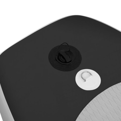 NADMUCWANA DESKA SUP Z AKCESORIAMI CZARNA 330X76X10CM