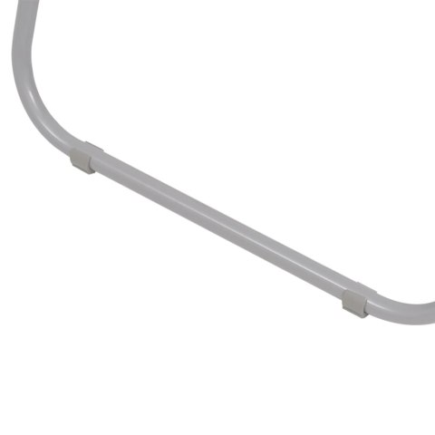 6-CZ. ZESTAW MEBLI OGRODOWYCH STAL I TEXTILENE SZARY