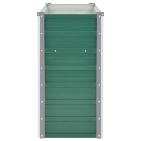 PODWYŻSZONA DONICA Z GALWANIZOWANEJ STALI 160X40X77CM ZIELONA