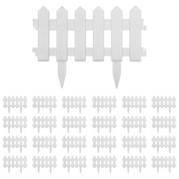 OBRZEŻA TRAWNIKOWE 25SZT BIAŁE 10M PP