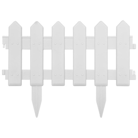 OBRZEŻA TRAWNIKOWE 25SZT BIAŁE 10M PP
