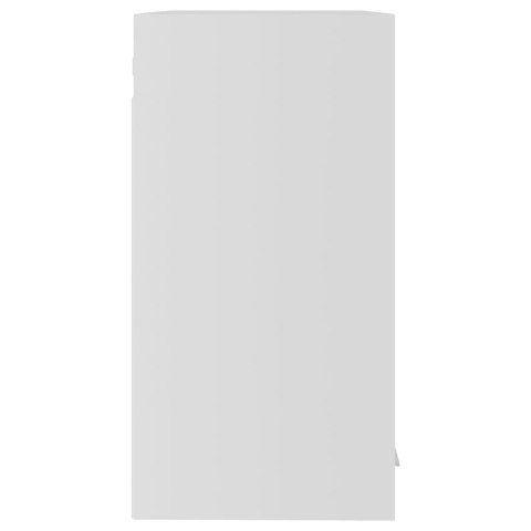 SZAFKA WISZĄCA Z SZYBĄ BIAŁA 60X31X60CM